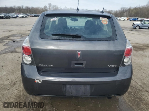 2009 Pontiac Vibe w/1SB with VIN 5Y2SP670X9Z416935, listed as a Copart auction lot 52409745 with 72,009 mi miles and Salvage Title. Bid and sale history available at carsss.com. Image 6.