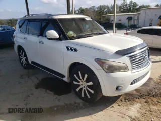 2013 Infiniti QX56 with VIN JN8AZ2NFXD9530324, listed as a Copart auction lot 79942234 with 254,301 mi miles and Clean Title. Bid and sale history available at carsss.com. Image 4.