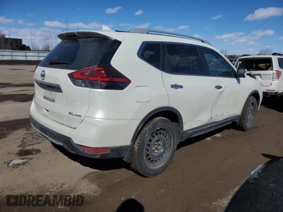 2020 Nissan Rogue SL with VIN 5N1AT2MV5LC703234, listed as a Copart auction lot 48253335 with 51,321 mi miles and Salvage Title. Bid and sale history available at DreamBid. Image 3.