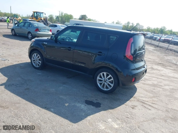2019 Kia Soul + with VIN KNDJP3A56K7908782, listed as a IAAI auction lot 42036989 with 71,046 mi miles. Bid and sale history available at carsss.com. Image 3.