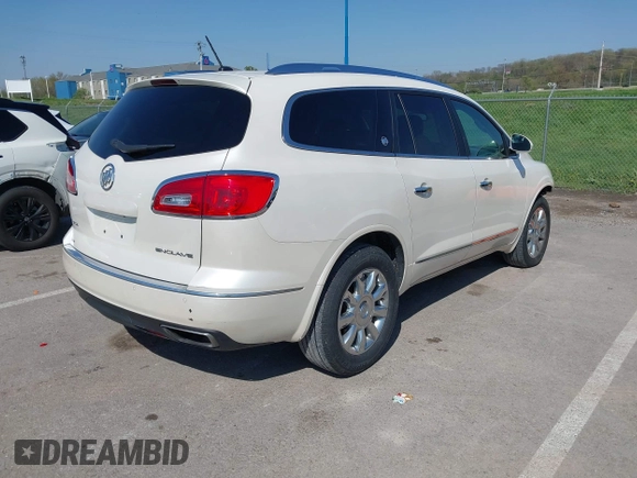 2014 Buick Enclave Leather with VIN 5GAKRBKD8EJ190580, listed as a IAAI auction lot 42016183 with 183,278 mi miles and . Bid and sale history available at DreamBid. Image 4.