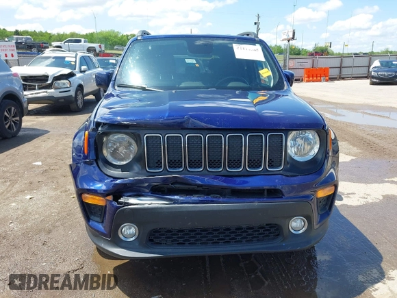 2019 Jeep Renegade Latitude with VIN ZACNJBBB9KPK71713, listed as a IAAI auction lot 42114585 with 109,630 mi miles and . Bid and sale history available at DreamBid. Image 12.