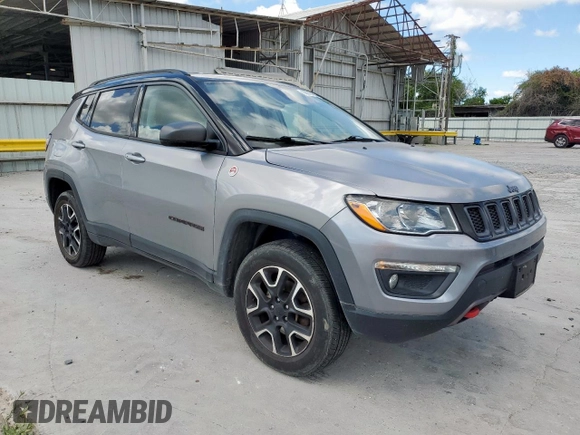2020 Jeep Compass Trailhawk z VIN 3C4NJDDB6LT202919, wystawiony jako Copart lot #66373195 z przebiegiem 122 039 mil mil oraz Czysty tytuł • Clean title. Historia ofert i sprzedaży dostępna na DreamBid. Obrazek 4.