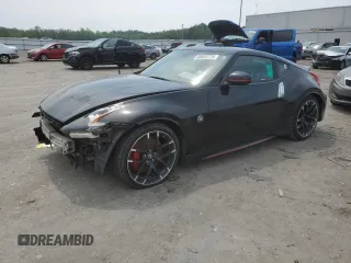 2016 Nissan 370Z z VIN JN1AZ4EH2GM932447, wystawiony jako Copart lot #60832775 z przebiegiem 153 734 mil mil oraz Czysty tytuł • Clean title. Historia ofert i sprzedaży dostępna na DreamBid. Obrazek 1.