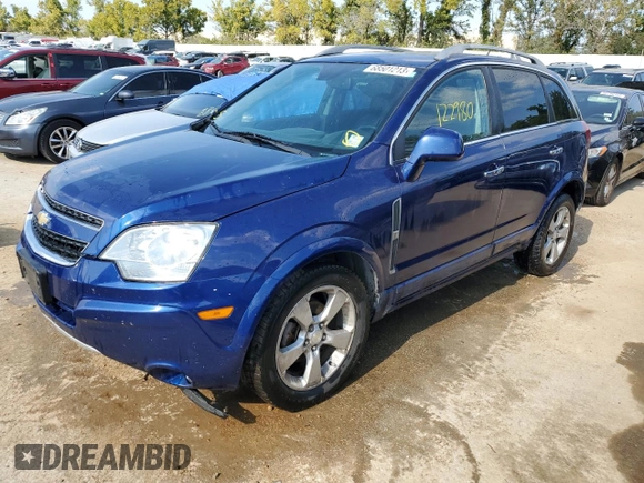 2013 Chevrolet Captiva Sport LTZ with VIN 3GNAL4EK9DS545861, listed as a Copart auction lot 68501213 with 122,980 mi miles and Salvage Title. Bid and sale history available at DreamBid. Image 1.