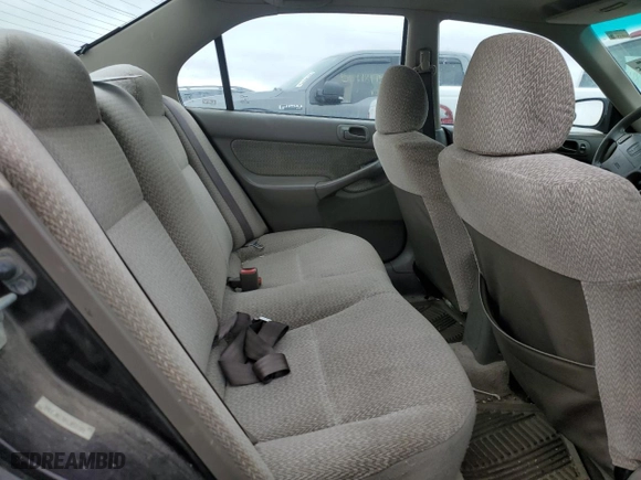 2000 Honda Civic LX with VIN 1HGEJ6676YL058099, listed as a Copart auction lot 51140985 with 151,831 mi miles and Salvage Title. Bid and sale history available at carsss.com. Image 10.