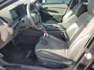 2021 Hyundai Sonata N Line with VIN 5NPEK4JC8MH106592, listed as a Copart auction lot 42183565 with 52,698 mi miles and Salvage Title. Bid and sale history available at carsss.com. Image 7.