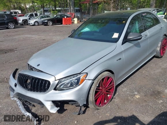 2017 Mercedes-Benz C 43 AMG with VIN 55SWF6EB3HU185498, listed as a IAAI auction lot 41989123 with 92,981 mi miles and . Bid and sale history available at DreamBid. Image 18.