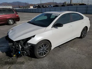 2023 Kia Forte GT-Line with VIN 3KPF54AD2PE672695, listed as a Copart auction lot 42388975 with 22,351 mi miles and Salvage Title. Bid and sale history available at carsss.com. Image 1.