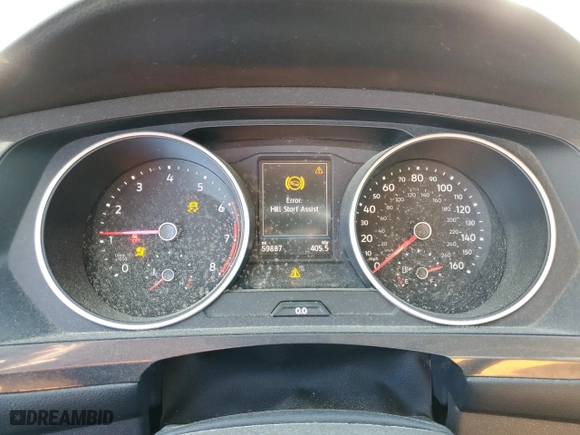 2020 Volkswagen Tiguan SE with VIN 3VV3B7AX2LM105721, listed as a Copart auction lot 79272814 with 59,887 mi miles and Salvage Title. Bid and sale history available at carsss.com. Image 9.
