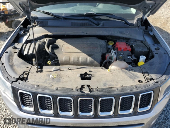 2021 Jeep Compass Latitude z VIN 3C4NJCBB5MT560009, wystawiony jako Copart lot #58405235 z przebiegiem 68 240 mil mil oraz Szkoda całkowita • Salvage title. Historia ofert i sprzedaży dostępna na DreamBid. Obrazek 12.