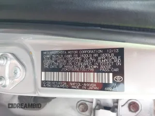 2014 Toyota Prius One with VIN JTDKDTB35E1557798, listed as a IAAI auction lot 41753972 with 182,543 mi miles and . Bid and sale history available at DreamBid. Image 9.