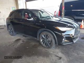 2024 Infiniti QX50 Sport z VIN 3PCAJ5FB6RF102702, wystawiony jako IAAI lot #41962154 z przebiegiem 14 565 mil mil oraz . Historia ofert i sprzedaży dostępna na DreamBid. Obrazek 1.
