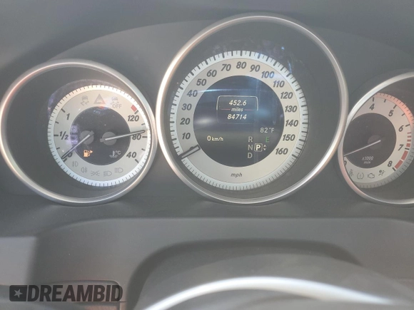 2015 Mercedes-Benz E 400 with VIN WDDKJ6HB2FF303744, listed as a Copart auction lot 55131245 with 84,714 mi miles and Salvage Title. Bid and sale history available at DreamBid. Image 9.