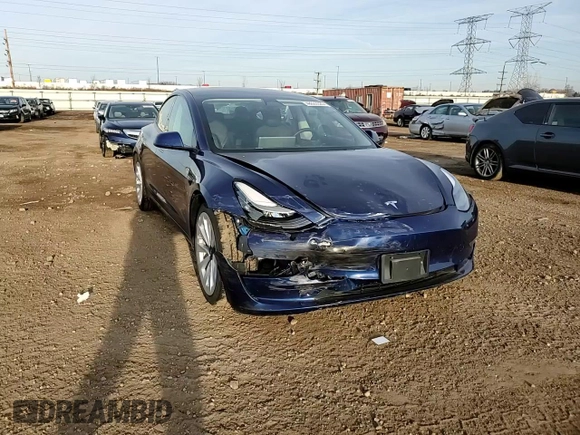 2023 Tesla Model 3 with VIN 5YJ3E1EA3PF448380, listed as a Copart auction lot 48623325 with 37,468 mi miles and Salvage Title. Bid and sale history available at DreamBid. Image 11.