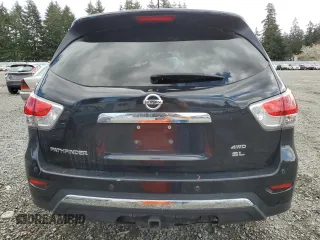 2015 Nissan Pathfinder SL with VIN 5N1AR2MM1FC658013, listed as a Copart auction lot 52911255 with 125,073 mi miles and Salvage title. Bid and sale history available at DreamBid. Image 6.