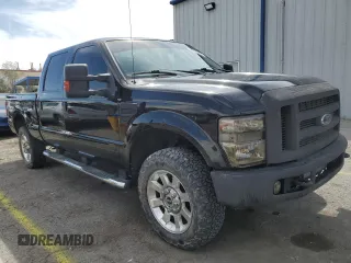 2008 Ford F-350 XL with VIN 1FTSW31R08EB49836, listed as a Copart auction lot 50915895 with 273,563 mi miles and Salvage Title. Bid and sale history available at DreamBid. Image 4.