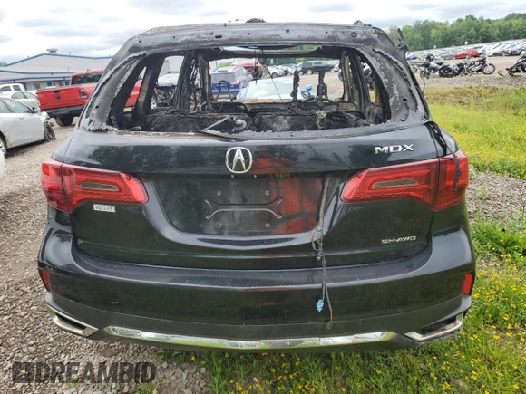 2017 Acura MDX with VIN 5FRYD4H36HB009732, listed as a Copart auction lot 62493985 with Not provided miles and Non repairable. Bid and sale history available at DreamBid. Image 6.