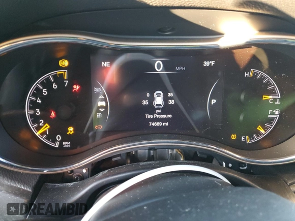 2016 Jeep Grand Cherokee Laredo z VIN 1C4RJFAG5GC463828, wystawiony jako Copart lot #89326575 z przebiegiem 74 669 mil mil oraz Szkoda całkowita • Salvage title. Historia ofert i sprzedaży dostępna na DreamBid. Obrazek 9.