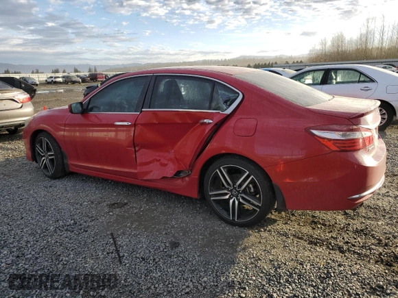 2016 Honda Accord Sport z VIN 1HGCR2F57GA096815, wystawiony jako Copart lot #47141755 z przebiegiem 105 509 mil mil oraz Szkoda całkowita • Salvage title. Historia ofert i sprzedaży dostępna na DreamBid. Obrazek 2.