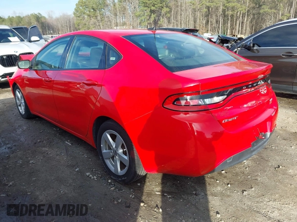 2016 Dodge Dart SXT with VIN 1C3CDFBA5GD635099, listed as a IAAI auction lot 41673755 with 104,426 mi miles and . Bid and sale history available at carsss.com. Image 3.