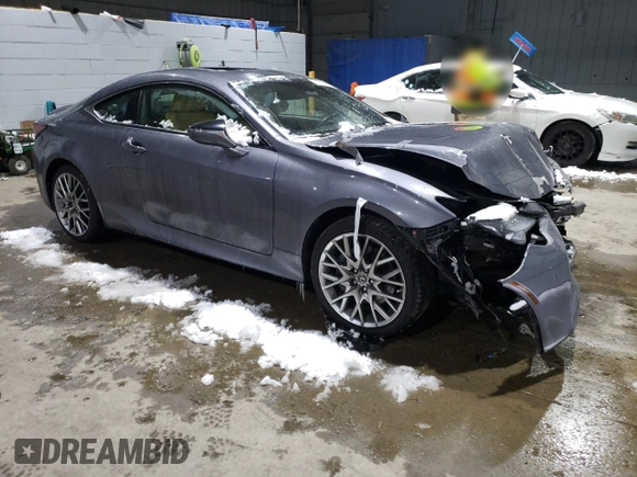 2019 Lexus RC 300 with VIN JTHS85BC5K5005043, listed as a Copart auction lot 87729815 with 63,341 mi miles and Salvage title. Bid and sale history available at DreamBid. Image 4.