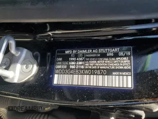 2019 Mercedes-Benz A 220 z VIN WDD3G4EB3KW019870, wystawiony jako Copart lot #59726595 z przebiegiem 73 402 mil mil oraz Szkoda całkowita • Salvage title. Historia ofert i sprzedaży dostępna na DreamBid. Obrazek 12.