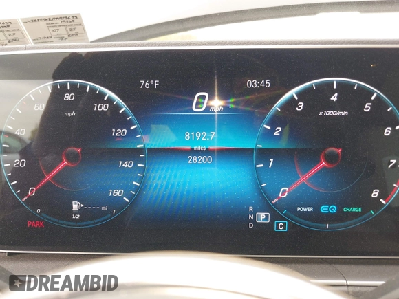 2023 Mercedes-Benz GLS 450 with VIN 4JGFF5KE1PA959633, listed as a IAAI auction lot 42064269 with 28,200 mi miles and . Bid and sale history available at DreamBid. Image 7.
