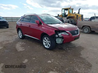 2010 Lexus RX 350 with VIN 2T2ZK1BA6AC021080, listed as a IAAI auction lot 41751493 with 173,002 mi miles. Bid and sale history available at carsss.com. Image 1.