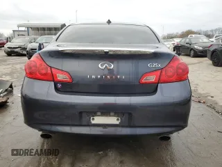 2011 Infiniti G25 x with VIN JN1DV6AR3BM651205, listed as a Copart auction lot 81401994 with 156,933 mi miles and Salvage Title. Bid and sale history available at DreamBid. Image 6.
