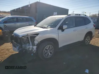 2021 Subaru Forester Premium z VIN JF2SKAJC1MH431330, wystawiony jako Copart lot #46652445 z przebiegiem 17 957 mil mil oraz Szkoda całkowita • Salvage title. Historia ofert i sprzedaży dostępna na DreamBid. Obrazek 1.