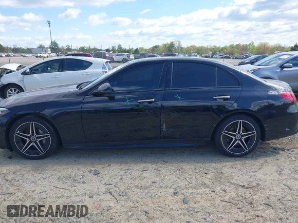 2023 Mercedes-Benz C 300 with VIN W1KAF4HB1PR122331, listed as a IAAI auction lot 42028929 with 51,011 mi miles and . Bid and sale history available at DreamBid. Image 14.