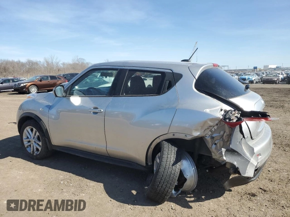 2011 Nissan Juke SV with VIN JN8AF5MV0BT018977, listed as a Copart auction lot 48322355 with 179,557 mi miles and Salvage Title. Bid and sale history available at carsss.com. Image 2.
