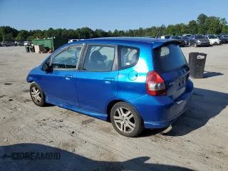 2008 Honda Fit Sport with VIN JHMGD386X8S004858, listed as a Copart auction lot 68513094 with 165,059 mi miles and Salvage Title. Bid and sale history available at carsss.com. Image 2.