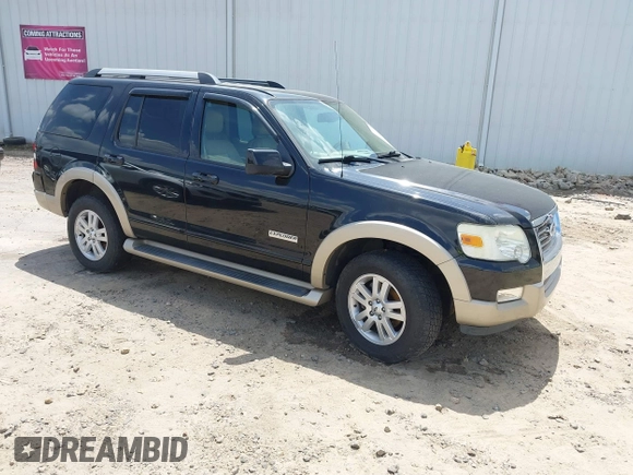 2006 Ford Explorer Eddie Bauer z VIN 1FMEU74E66UB42956, wystawiony jako IAAI lot #42143435 z przebiegiem 249 000 mil mil oraz . Historia ofert i sprzedaży dostępna na DreamBid. Obrazek 1.