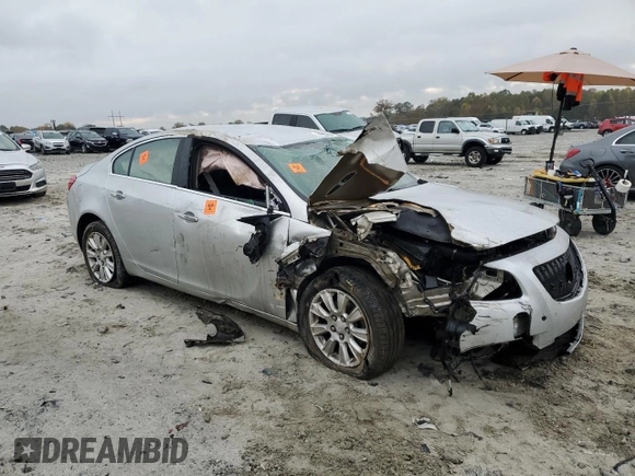 2013 Buick Regal Premium 1 with VIN 2G4GS5ERXD9204809, listed as a Copart auction lot 79568894 with 208,995 mi miles and Salvage Title. Bid and sale history available at DreamBid. Image 4.