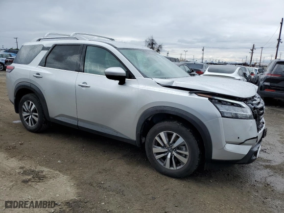 2024 Nissan Pathfinder SL with VIN 5N1DR3CA8RC228316, listed as a Copart auction lot 48986745 with 11,125 mi miles and Salvage Title. Bid and sale history available at carsss.com. Image 4.
