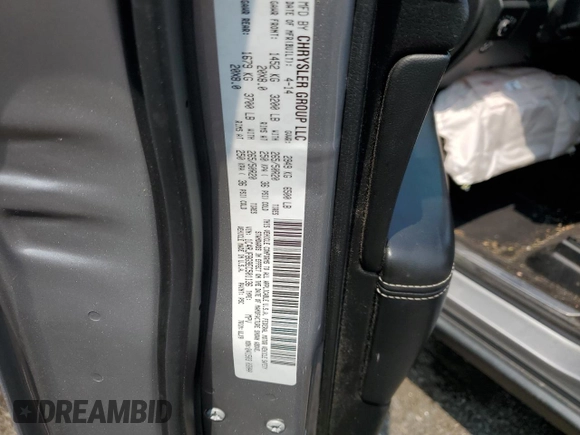 2014 Jeep Grand Cherokee Limited with VIN 1C4RJFBG9EC501136, listed as a Copart auction lot 59873595 with 203,819 mi miles and Salvage title. Bid and sale history available at DreamBid. Image 13.
