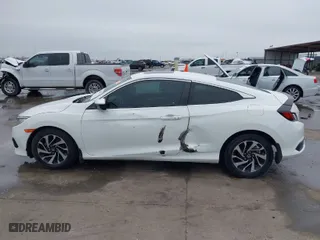 2017 Honda Civic Coupe LX-P with VIN 2HGFC4B0XHH309778, listed as a IAAI auction lot 41586821 with 91,325 mi miles. Bid and sale history available at carsss.com. Image 14.