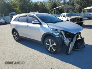 2016 Kia Sorento EX with VIN 5XYPH4A1XGG023697, listed as a Copart auction lot 81749974 with 0 mi miles and Salvage Title. Bid and sale history available at carsss.com. Image 4.