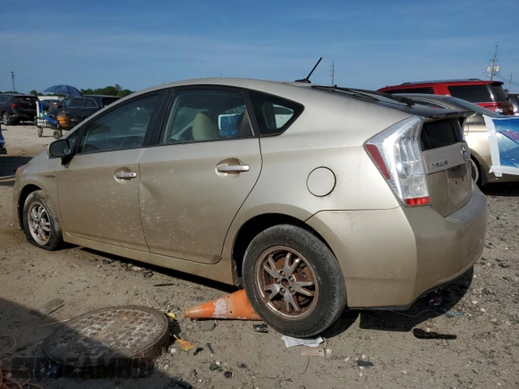 2010 Toyota Prius II with VIN JTDKN3DUXA1033639, listed as a Copart auction lot 54503395 with 0 mi miles and Clean Title. Bid and sale history available at carsss.com. Image 2.
