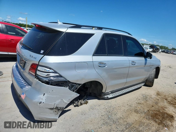 2017 Mercedes-Benz GLE 43 AMG with VIN 4JGDA6EB5HA957818, listed as a Copart auction lot 65246385 with 102,874 mi miles and Non repairable. Bid and sale history available at DreamBid. Image 3.