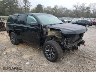 2021 Chevrolet Tahoe Z71 with VIN 1GNSKPKDXMR366780, listed as a Copart auction lot 47594175 with 68,836 mi miles and Salvage Title. Bid and sale history available at carsss.com. Image 4.