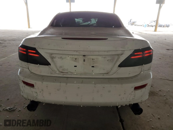 2013 Lexus IS 250 C with VIN JTHFF2C29D2527058, listed as a Copart auction lot 86412164 with 89,158 mi miles and Salvage title. Bid and sale history available at DreamBid. Image 6.