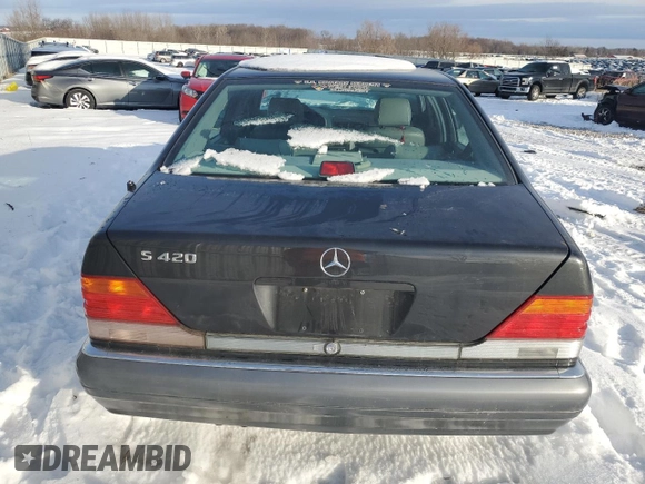 1996 Mercedes-Benz S with VIN WDBGA43E6TA296567, listed as a Copart auction lot 88854195 with 173,766 mi miles and Clean Title. Bid and sale history available at DreamBid. Image 6.