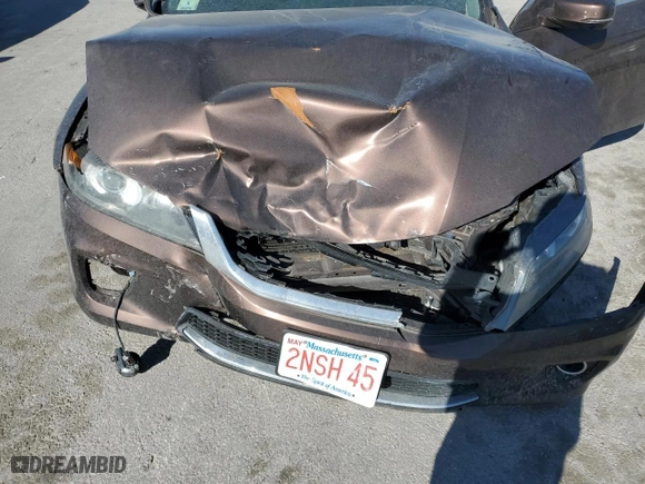 2013 Honda Accord Cpe EX-L with VIN 1HGCT1B8XDA021873, listed as a Copart auction lot 48564965 with 94,065 mi miles and Salvage Title. Bid and sale history available at carsss.com. Image 11.