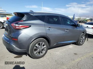 2017 Nissan Murano S with VIN 5N1AZ2MGXHN190560, listed as a Copart auction lot 52754085 with 31,481 mi miles and Salvage Title. Bid and sale history available at DreamBid. Image 3.