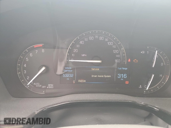 2018 Cadillac XT5 Premium Luxury FWD with VIN 1GYKNERSXJZ209846, listed as a Copart auction lot 62358205 with 53,232 mi miles and Salvage title. Bid and sale history available at DreamBid. Image 9.