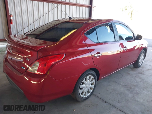 2015 Nissan Versa SV with VIN 3N1CN7AP3FL867362, listed as a IAAI auction lot 41884443 with 128,616 mi miles. Bid and sale history available at carsss.com. Image 4.