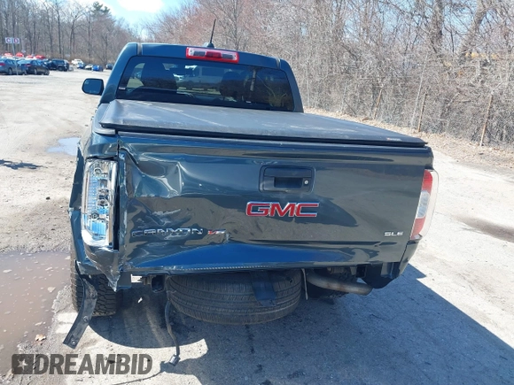 2019 GMC Canyon 4WD SLE with VIN 1GTG6CEN6K1345758, listed as a IAAI auction lot 41836882 with 36,641 mi miles. Bid and sale history available at carsss.com. Image 16.